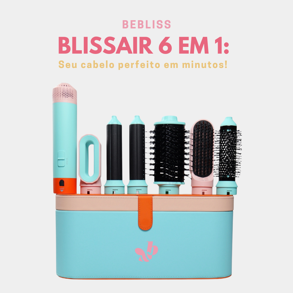 Secador de Cabelo BlissAir Modelador 6 em 1