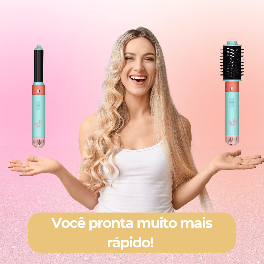 Secador de Cabelo BlissAir Modelador 6 em 1